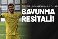 Emrecan Uzunhan’dan Çorum FK Maçında Savunma Resitali!