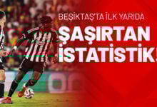 Beşiktaş’ta İlk Yarıda Şaşırtan İstatistik!