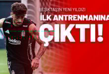 Beşiktaş’ın Yeni Yıldızı İlk Antrenmanına Çıktı!