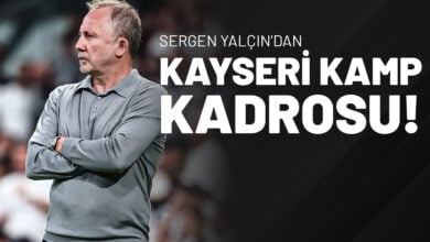 Sergen Yalçın’dan Kayseri Kamp Kadrosu!