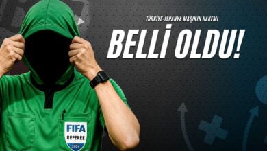 maçın hakemi belli oldu
