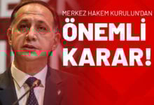 Merkez Hakem Kurulun'dan Önemli Karar!