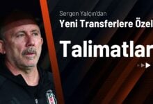 Sergen Yalçın’dan Yeni Transferlere Özel Talimatlar!