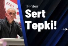 TFF’den Sert Tepki!