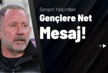 Sergen Yalçın’dan Gençlere Net Mesaj!