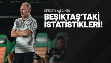 Sergen Yalçın’ın Beşiktaş’taki İstatistikleri!