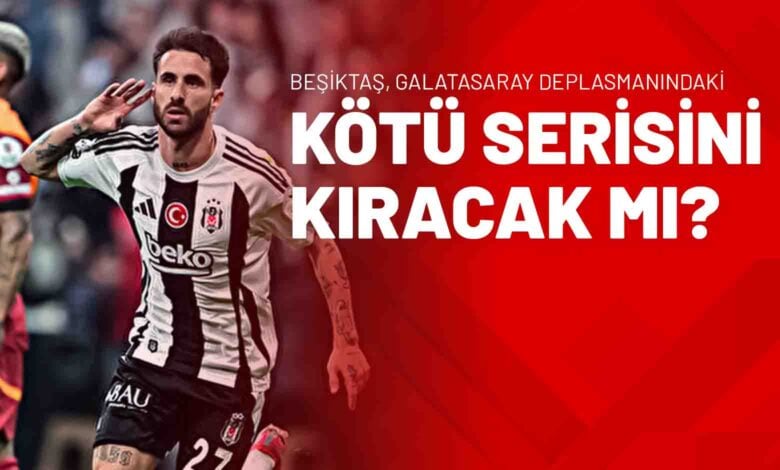 Beşiktaş, Galatasaray Deplasmanındaki Kötü Serisini Kıracak Mı