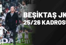 Beşiktaş JK 25/26 Kadrosu