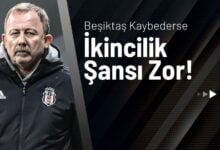 Beşiktaş Kaybederse İkincilik Şansı Zor!