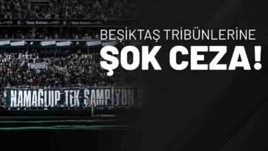 Beşiktaş Tribünlerine Şok Ceza!