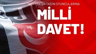Beşiktaş’ın Oyuncularına Milli Davet!