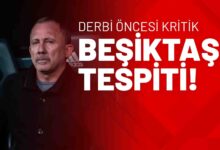 Derbi Öncesi Kritik Beşiktaş Tespiti!