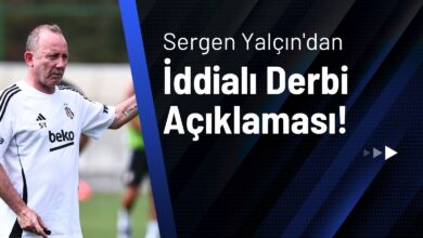 Sergen Yalçın'dan İddialı Derbi Açıklaması!